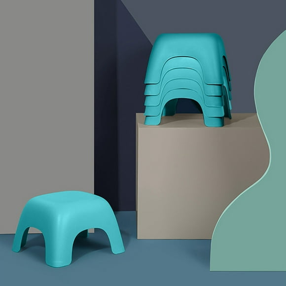 Aparatos de cocina, Accesorios de cocina, Taburete para inodoro, Taburete bajo con base antideslizante, Estabilidad mejorada para baño, Elegante para adultos, Para sala de estar y ducha, Taburete de p