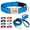 Blue, variant on Pet Artist Personalized Dog Collar, Leash & Poo Bag Set, 3-Piece - Soft Padded Nylon, Waterproof, Engraved Name Buckle, Adjustable for Small, Medium, Large Dogs