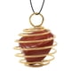 thumbnail image 1 of Beads Colgantes Joyería Piedra Piedra Preciosa Collar Espiral Jaula Redondo Cristal Bead Collares y Colgantes, 1 of 1