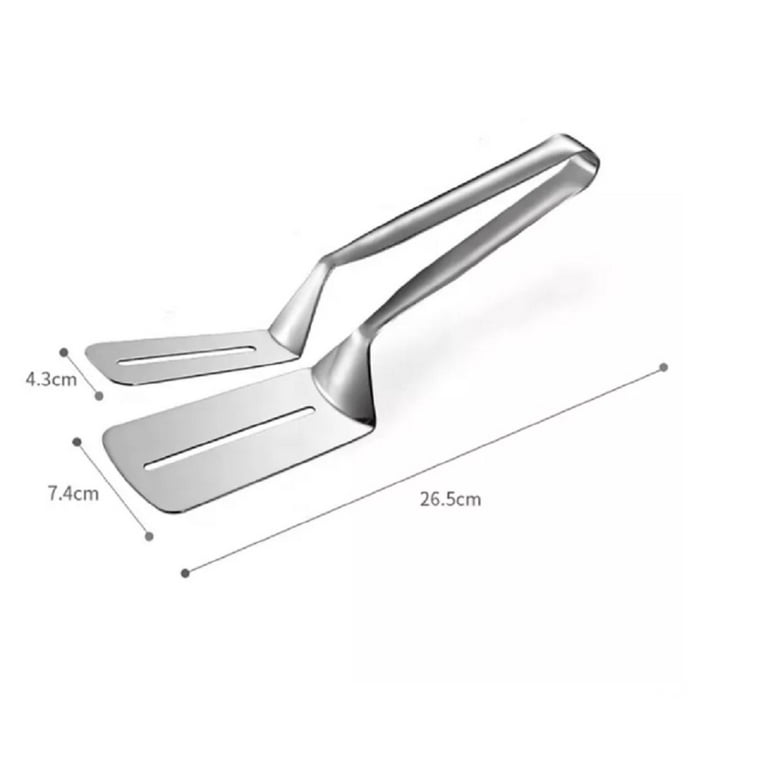 Stainless Steel Steak Clamp Food Bread Meat Clip Tongs BBQ Kitchen