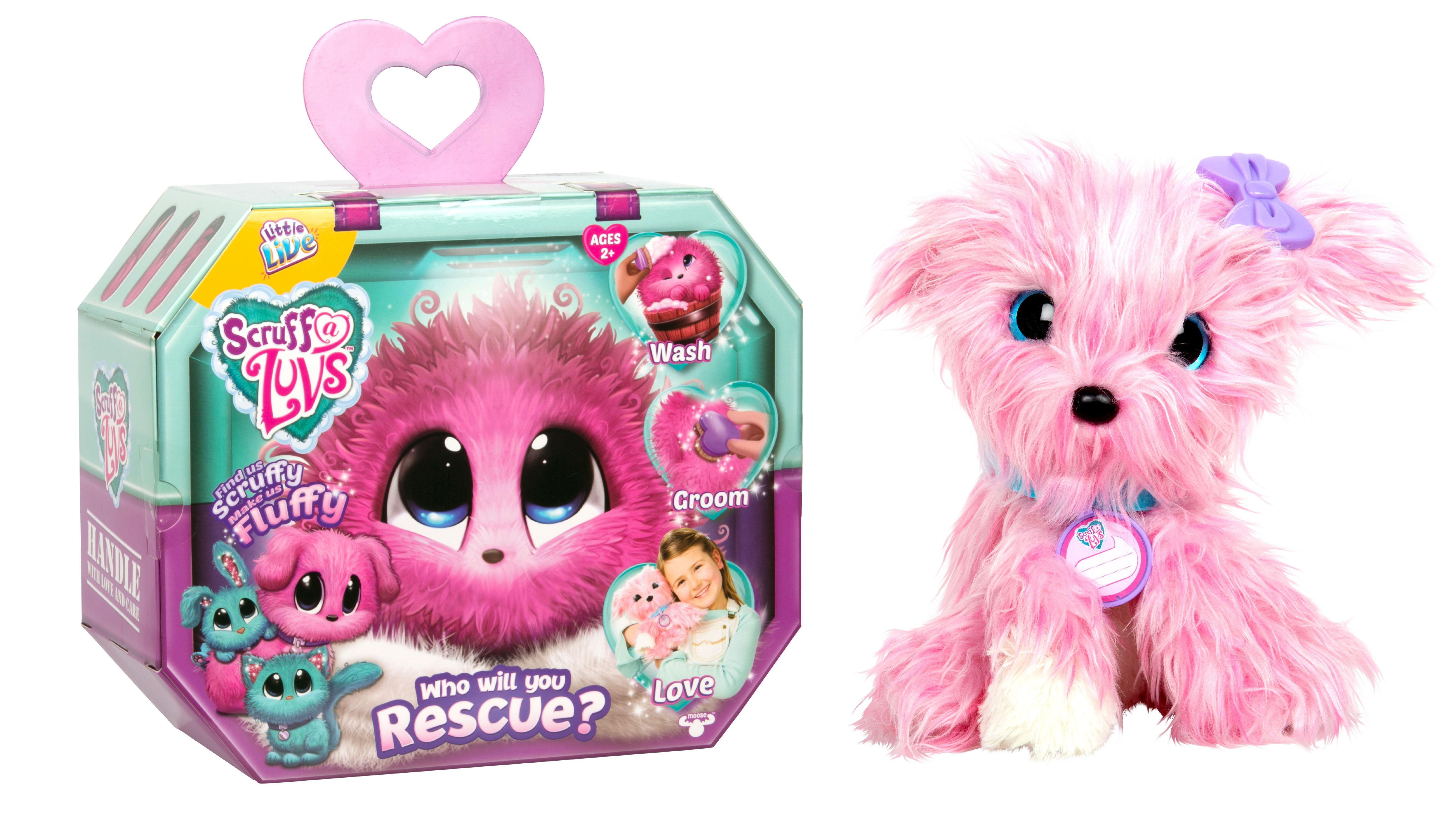 Little Live Scruff-A-Luvs Plush Mystery Rescue Pet Kids Gift Rabbit Cat Or Dog 