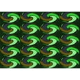 thumbnail image 1 of Ahgly Company Machine Washable Indoor Rectangle Transitional Dark Lime Green Area Rugs, 7' x 10', 1 of 7