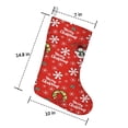 thumbnail image 5 of 3 Pcs Christmas Stockings,Red Christmas Snowman Pattern Stockings Christmas,14.8'' Xmas Stockings,Christmas Party Favors,Christmas Party Decorations,Christmas Stockings Personalized, 5 of 5