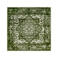 thumbnail image 4 of Unique Loom Richmond Collection Area Rug - Medallion (4' 1" Square Green/Ivory), 4 of 6