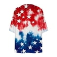 thumbnail image 6 of Gamivast 4Th of July Cardigan for Women Flag Print V Neck 3/4 Sleeve Open Front Loose Fit Summer Tops Lightweight Kimono Cardigan 3/4 Sleeve Vacation Wear outfits, 6 of 6