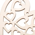 thumbnail image 3 of LOLIPPYY 1 Set Wooden Hearts Embellishments Unfinished Heart Cutouts Wood for Home Decor, 3 of 6