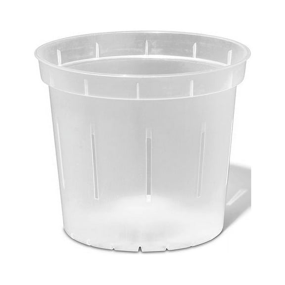 5" Clear Slotted Orchid Pot (3 Pack) by rePotme