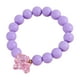 thumbnail image 3 of Pulsera con cuentas Zulema de dibujos animados para niños Violeta, 3 of 8