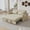 Beige, variant on Noodeniya 54" Twins Convertible Sleeper Couch with Pull Out, Fabric Pull Out Sofa Bed for Living Room, Office, Brown