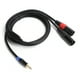 thumbnail image 2 of Cable TRS De 1,5 Mm De 1/8 Pulgadas A 2 Xlr, Cable De Adaptador De Divisor De AUX Masculino A Masculino A Doble Xlr, Para Audio De Micrófono, Reproductor De Mp3, Computadora, 2 of 7