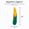 thumbnail image 2 of Zippy Paws  Jigglerz Corn Soft Dog Toy - Large, 2 of 8