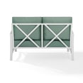 thumbnail image 5 of Crosley Kaplan Patio Loveseat in Mist and White, 5 of 10