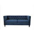 thumbnail image 3 of Uspridefurniture Lisette 73.3'' Velvet Square Arm Sofa,Blue, 3 of 5