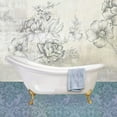 thumbnail image 2 of Fontaine, Drako 26x26 White Modern Wood Framed Museum Art Print Titled - Garden Bath II - Mini, 2 of 4
