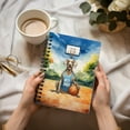 thumbnail image 3 of Happy Father's Day Weimaraner Playing Basketball with Best Dad Jersey Spiral Bound Journal Weim Gray Ghost Dog Lover 5x7in Spiral Notebook - 13006, 3 of 5