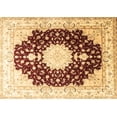 thumbnail image 1 of Ahgly Company Indoor Rectangle Medallion Brown Traditional Area Rugs, 7' x 10', 1 of 4