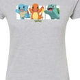 thumbnail image 3 of Pokémon - Kanto Starters - Juniors Fitted Graphic T-Shirt, 3 of 5