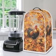 thumbnail image 5 of HELLHERO Rooster Autumn Leaves There is only one dust cover Protective Case with Oil Proof Polyester Mixer Cover, 5 of 6