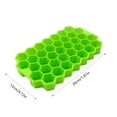 ZAROYEAX Silicone Ice Tray 37 Ice Cube Creative
