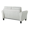 thumbnail image 5 of Lifestyle Solutions Alexa Loveseat with Rolled Arms, Oyster Fabric, 5 of 9