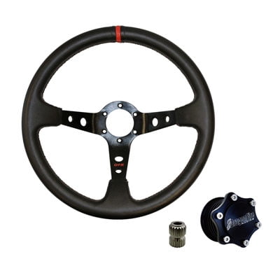 Dragonfire Racing Sport V Quick-Release Steering Wheel Kit for Polaris RANGER RZR XP 4 TURBO EPS 2016-2018