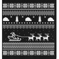 thumbnail image 4 of Old Glory Womens Santa Sleigh Ugly Christmas Sweater Long Sleeve T Shirt, 4 of 6