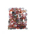 thumbnail image 2 of 200pcs John Bead 10x14mm Orange AB Acrylic Plastic Oval Flatback Rhinestones Jewels for Crafting Embellishments Gems, 2 of 2