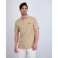 thumbnail image 2 of Classic Cotton Polo Shirt for Men by Le Tigre - Beige - Size Large (L), 2 of 2
