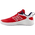 thumbnail image 4 of New Balance Women's VELOv4 Fastpitch Softball Turf Shoes Red/White/Blue 5, 4 of 6