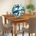 thumbnail image 5 of ZXCXRQFa Waterproof Sea Turtle Underwater Wood Wall Clock Silent Non-Ticking Kitchen Desk Clock Battery Operated Analog Decorative Round Clocks 10 in Garden Home Decor, 5 of 7