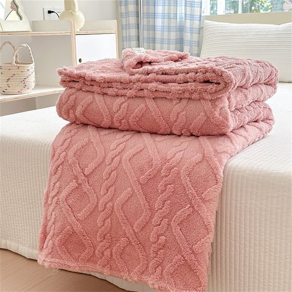 Throw Blanket for Couch – Thick & Cozy Blanket for Winter, Fluffy and Warm Blankets for Couch – Thick & Cozy Blanket for Winter, Plush Throw Gifts for Women and Men,39"*59"