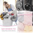 thumbnail image 4 of 2 mesh laundry bags, reusable laundry bags with zipper, 50x60 cm laundry bags, 4 of 5