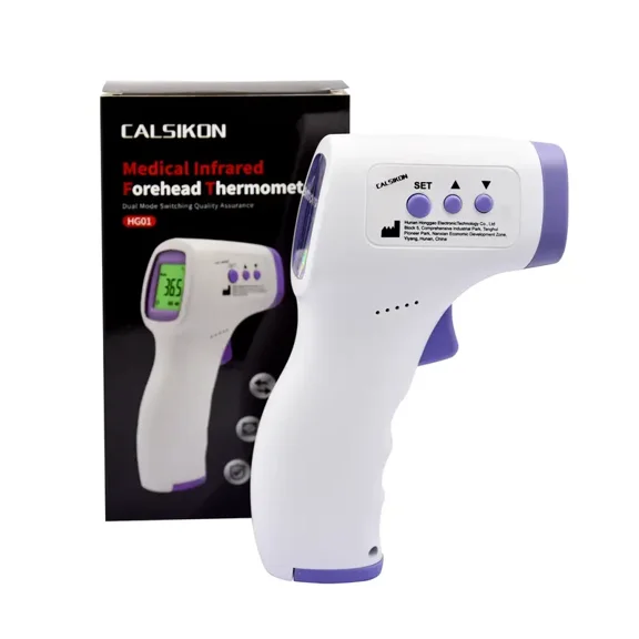 Digital Infrared Forehead Thermometer for Adults and Kids Baby Babies Touchless Basal Thermometer No Touch Fever Instant Read Thermometers for Humans, Home, Offices, School, Shopping Mall