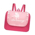 thumbnail image 2 of Bolso de baile con tutú para niños, mochila escolar, impermeable, portátil, bonita, con asa, mochila deportiva, bolso de hombro para bailar, regalo Rojo, 2 of 8