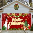thumbnail image 1 of Christmas Garage Door Decoration Merry Christmas Garage Door Banner Cover Large Christmas Background Decoration Christmas Tree Outdoor Indoor Background, 1 of 5
