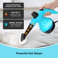 thumbnail image 4 of Comforday Multi-Purpose Handheld Pressurized Steam Cleaner, 1050W, with 9 Accessories for Stain Removal, Curtains, Car Seats, Floors, Bathroom, Window Cleaning (Light Blue), 4 of 7