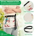 thumbnail image 4 of Yayeee Waist Apron with Pockets for Cooking Waterproof Half Server Aprons, Winter Geese, 4 of 7