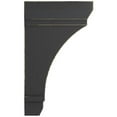 thumbnail image 3 of 1 3/4"W x 5 1/2"D x 5 1/2"H Stratford Wood Vintage Decor Bracket, Black, 3 of 6