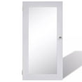thumbnail image 4 of vidaXL Wall Jewelry Cabinet with Mirror White, 4 of 7