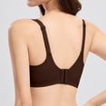 thumbnail image 5 of Gkeoshab Nursing Bras Women's No Gap Seamless Bra Control Minimizer Underwire Bra Coffee XL, 5 of 7