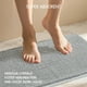 thumbnail image 4 of Alfombra de baño SUBRTEX, felpilla, 50 x 80 cm, color gris claro, 4 of 9