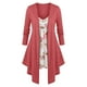 thumbnail image 1 of Talla grande TwinSet Twinset Impresión floral Irregular Tee Rosegal  Mangas largas de talla grande, 1 of 5