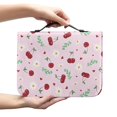 thumbnail image 2 of HELLHERO Cherries Bible Cover Protective for Church Outdoor Bible Study Christian Prayer, PU Leather Portable Bible Hand Bag, 2 of 12
