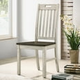 thumbnail image 3 of Furniture of America Gyle Wood Slatted Side Chair- Set of 2, White, 3 of 5