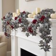 thumbnail image 4 of Halloween Vine, Artificial Grapevine Branch with Dark Maple Leaves for Home Decor, Flexible Vine for Halloween Home Styling Enthusiasts, 4 of 8