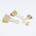 thumbnail image 3 of 98 Pcs Clips for Office School Supplies Gold Binder Clips, Micro Size Office for Home School and Business,Binder Clip Paper Clamps, Assorted Sizes (Mini, Small, Medium, Large), 3 of 7