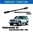 thumbnail image 2 of Lower Steering Column Shaft for 1988-1994 Jeep Cherokee with Power Steering 4713943, 2 of 6