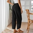thumbnail image 5 of SUNBS Women Barrel Wide Leg Sweat Pants Soft Blend with Pockets Drawstring for Casual, 5 of 8