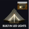 thumbnail image 6 of Ozark Trail 15' x 15' 8-Person Bell Tent with String Lights, 22.57 lbs, 6 of 17