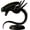 #2, variant on Space Monster Night Light, LED Resin Table Lamp for Home Decor